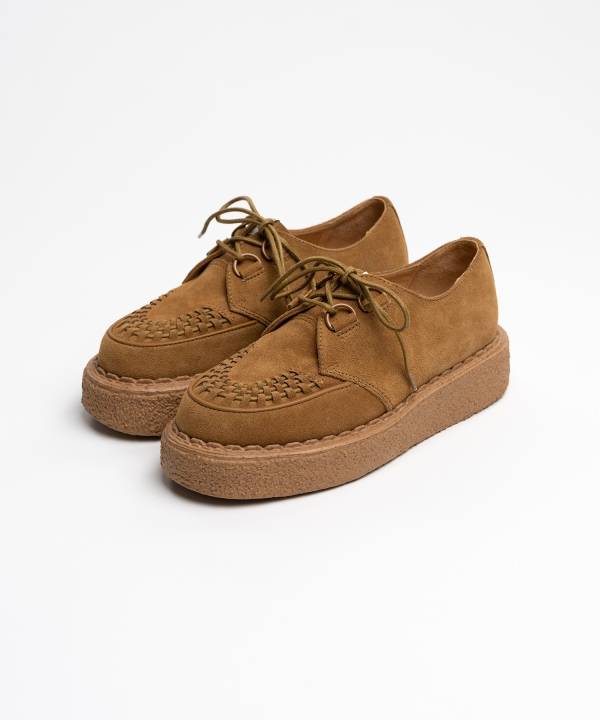 "DAVID"Suede Inter Lace Shoes