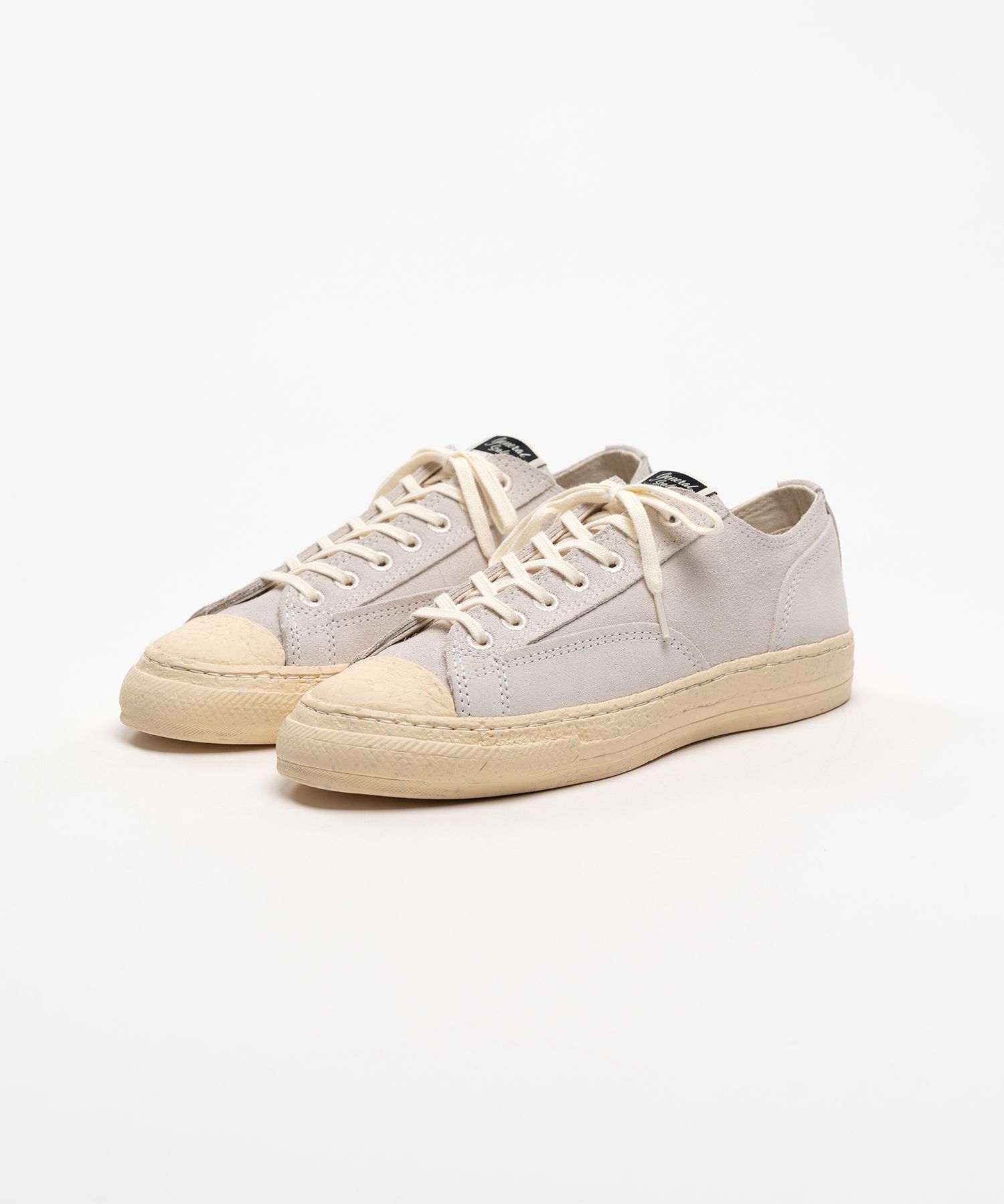 "ROY" PAST Sole Suede Low-top Sneakers
