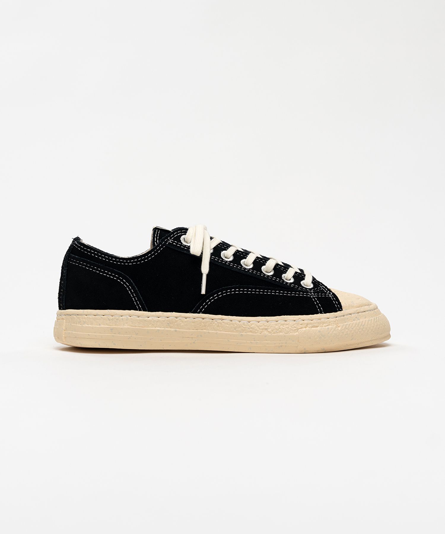 "ROY" PAST Sole Suede Low-top Sneakers