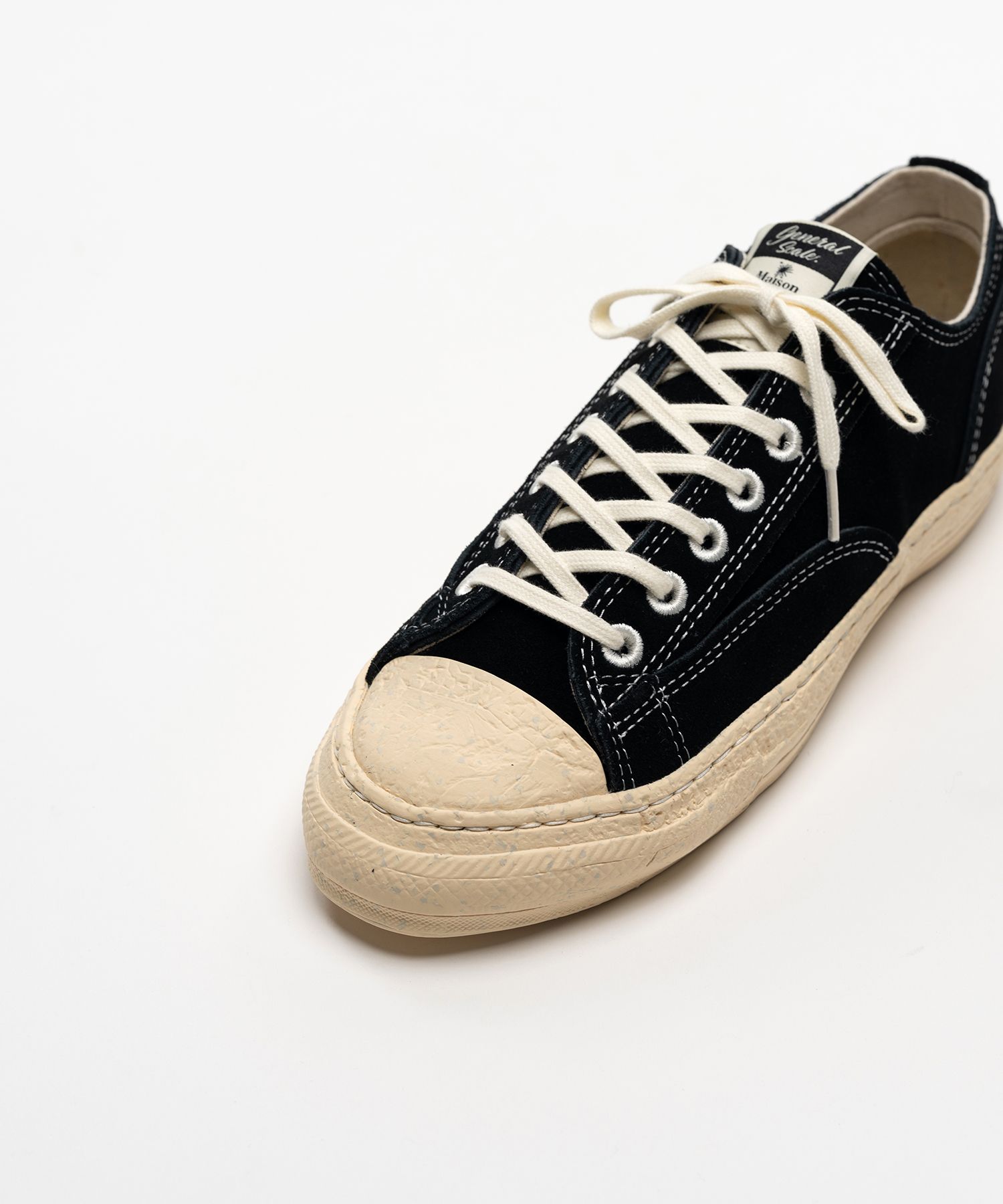 "ROY" PAST Sole Suede Low-top Sneakers