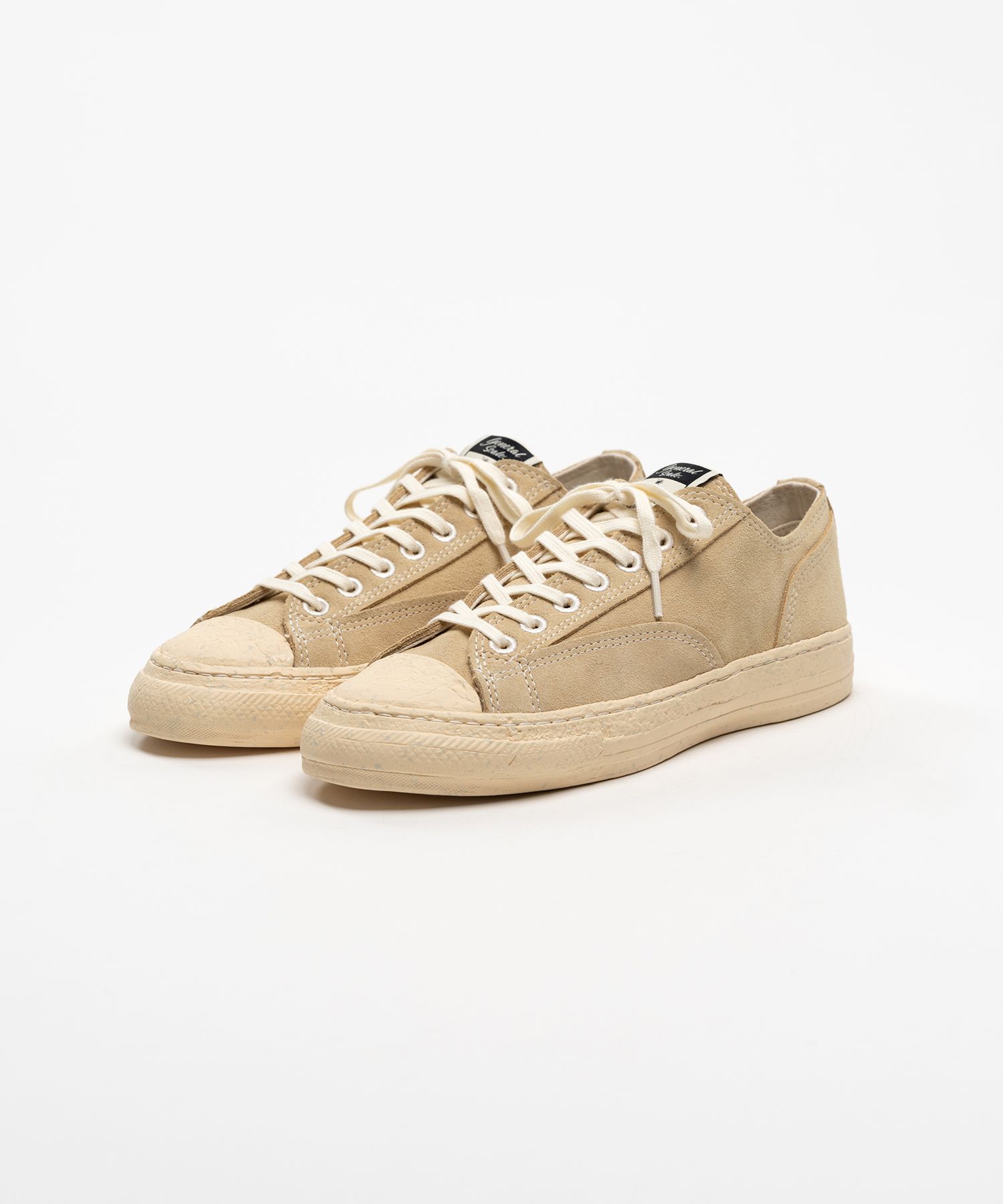 "ROY" PAST Sole Suede Low-top Sneakers