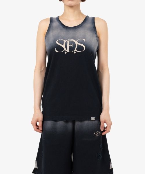 S.O.S Sun Faded Like Tank-top