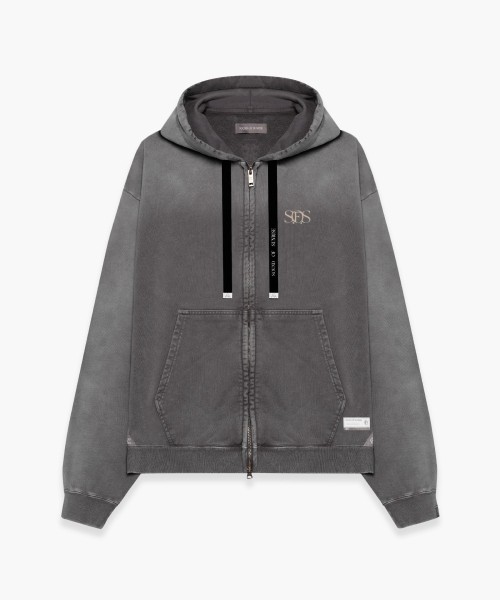 S.O.S Sun Faded Like Zip-up Hoodie
