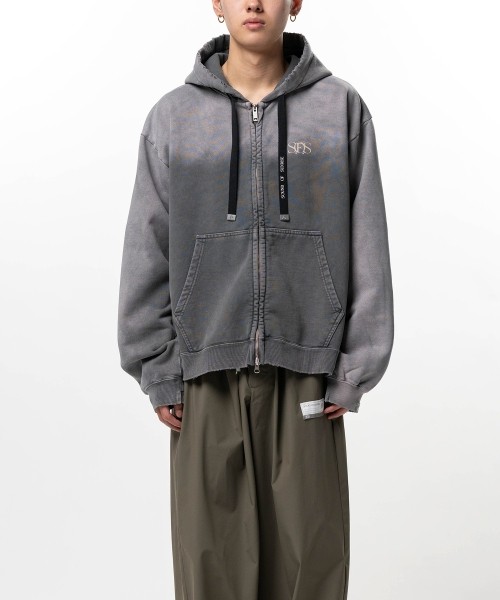 S.O.S Sun Faded Like Zip-up Hoodie