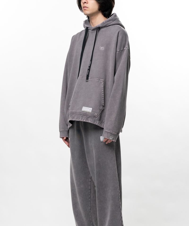 S.O.S Cotton Fleece Used Wash Hoodie