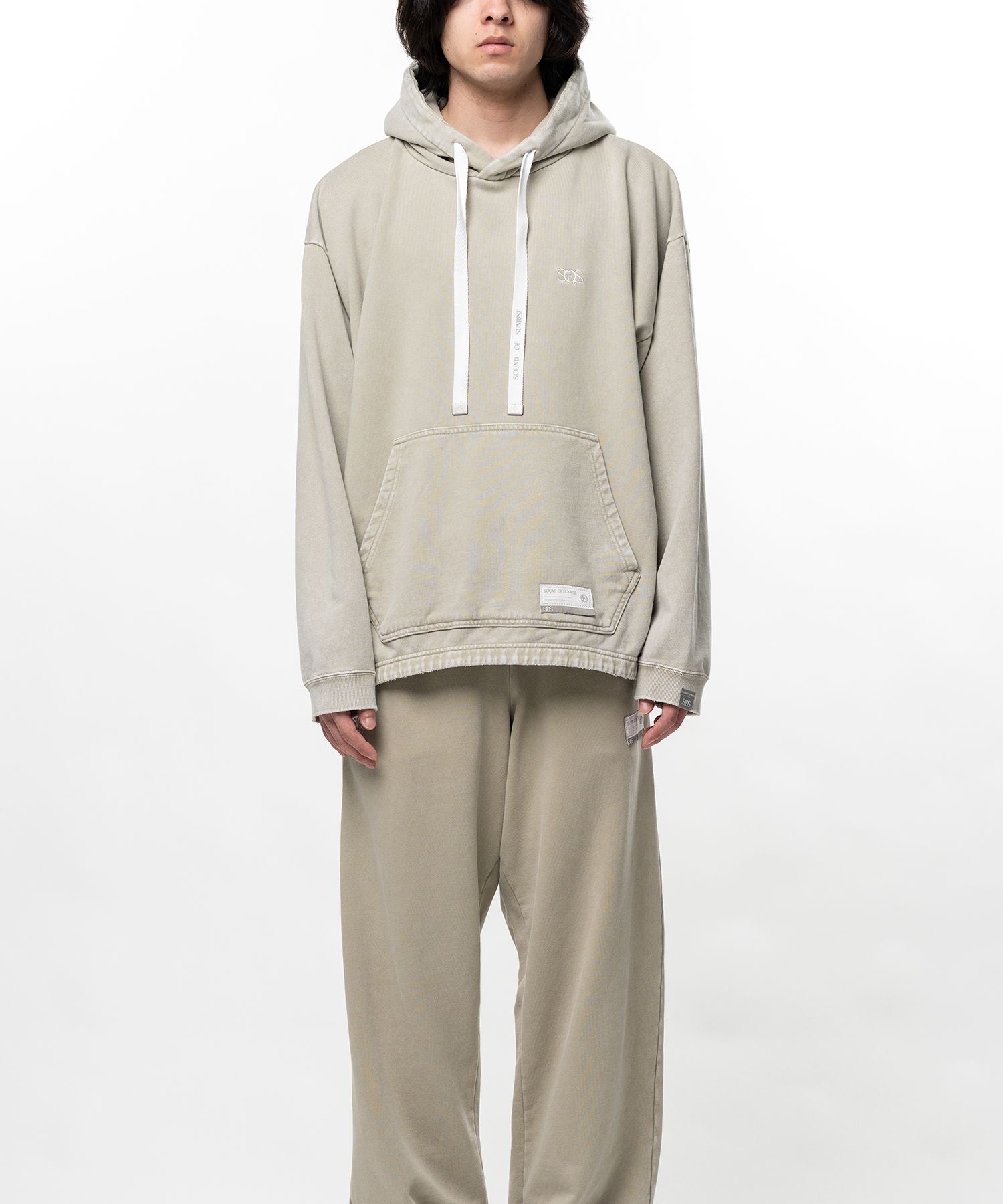 S.O.S Cotton Fleece Used Wash Hoodie