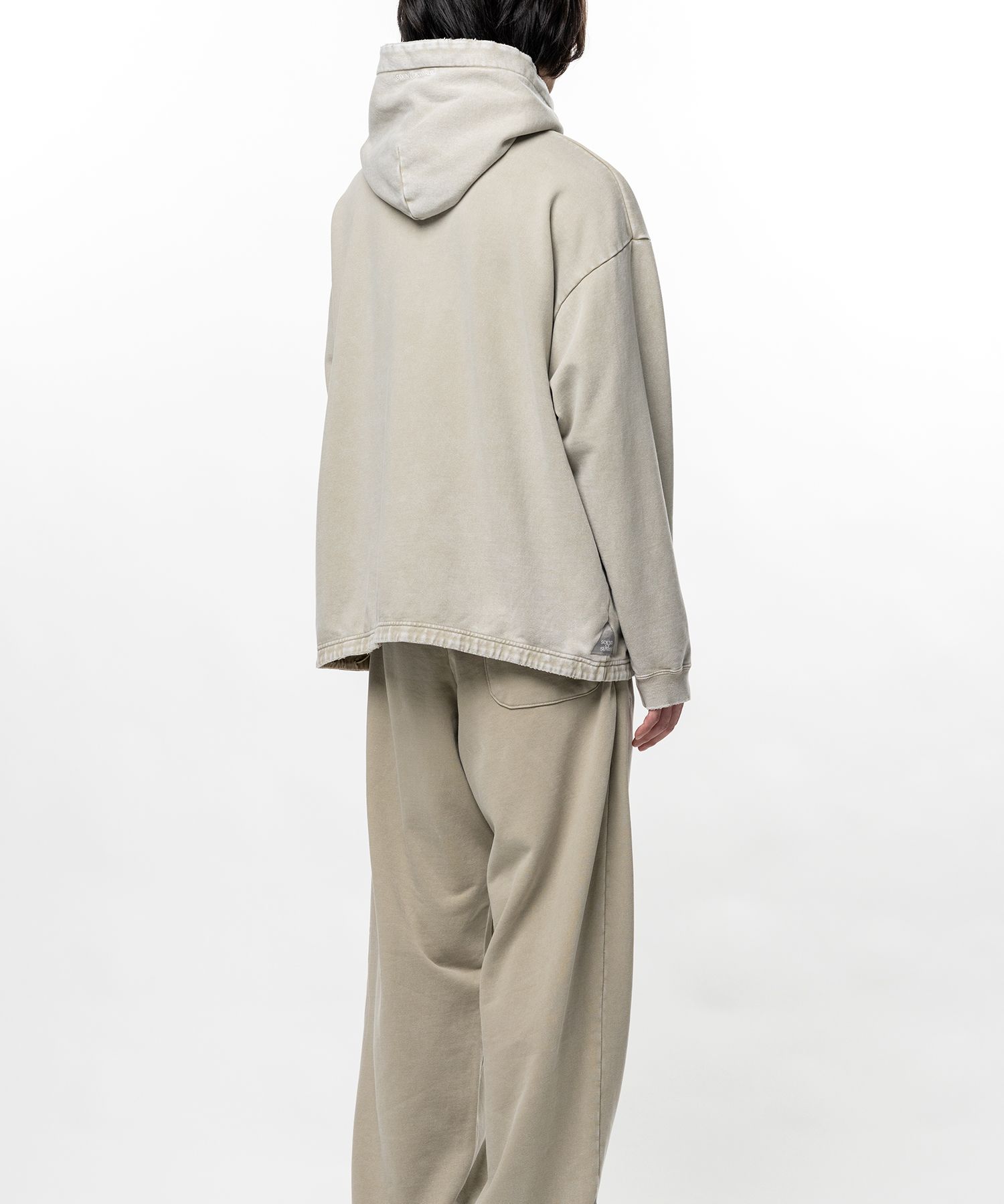 S.O.S Cotton Fleece Used Wash Hoodie