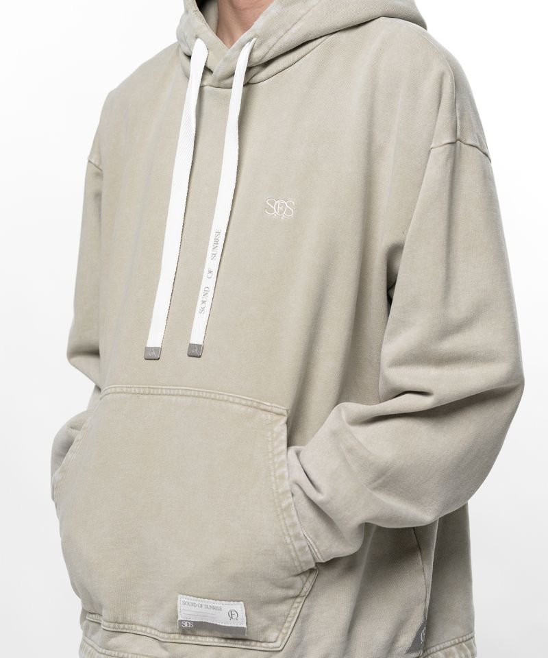 S.O.S Cotton Fleece Used Wash Hoodie