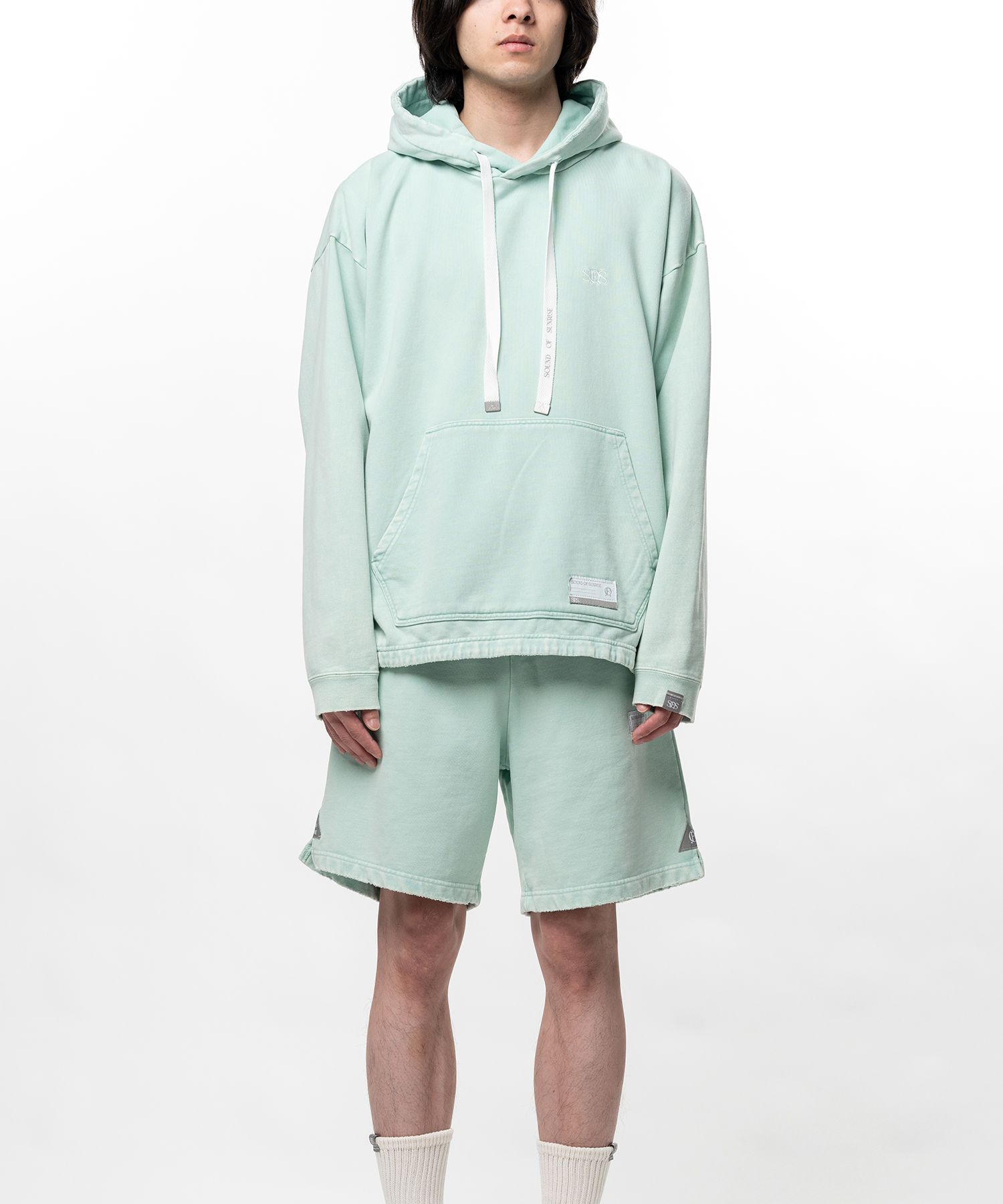 S.O.S Cotton Fleece Used Wash Hoodie