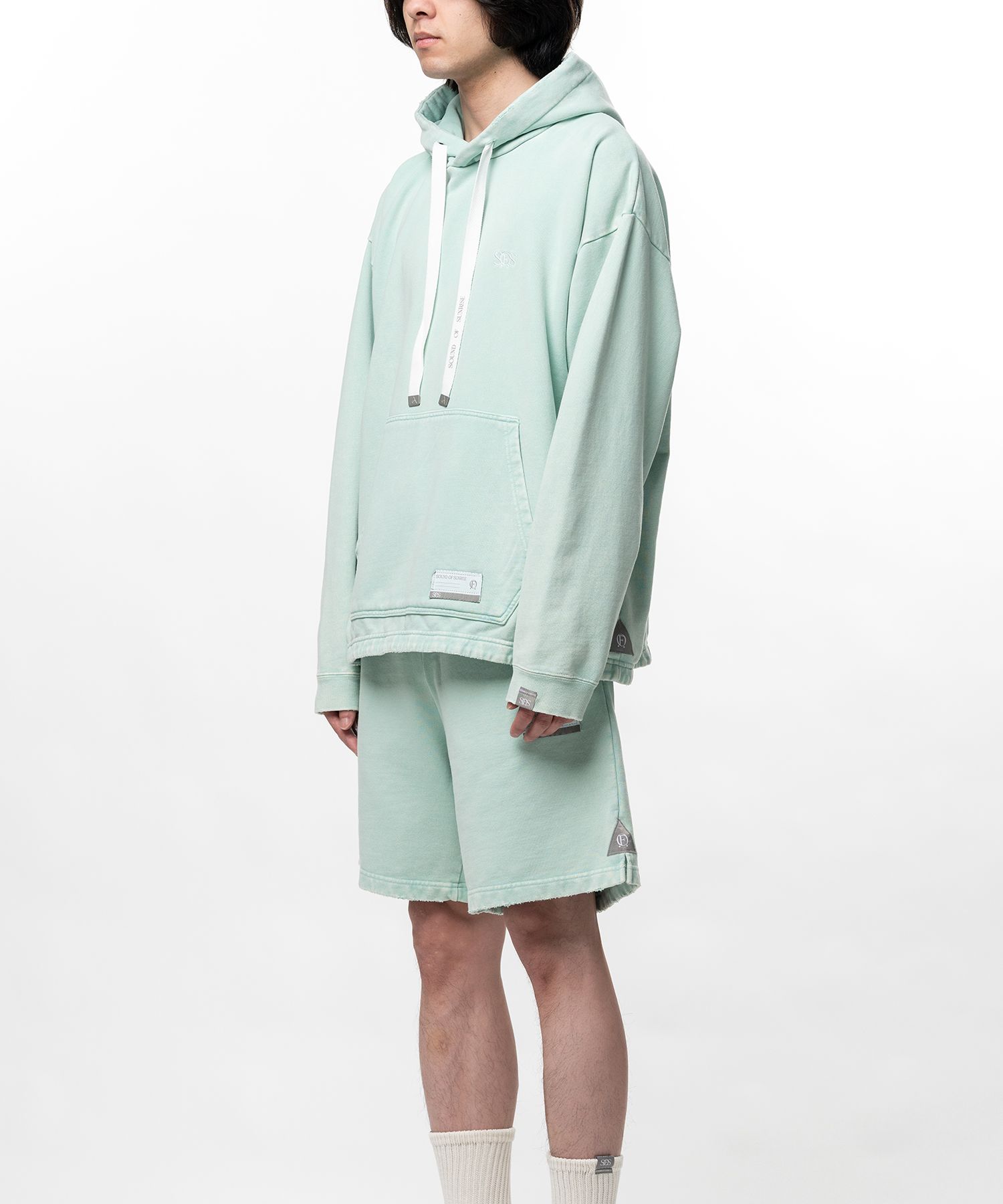 S.O.S Cotton Fleece Used Wash Hoodie