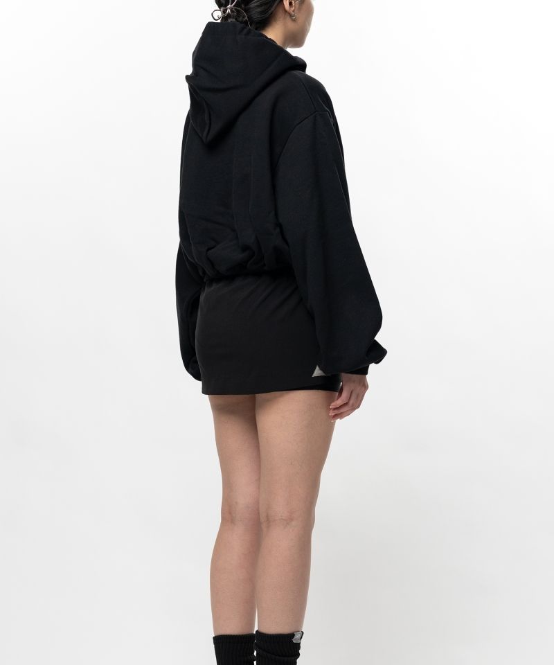 S.O.S Cotton Cropped Fleece Hoodie
