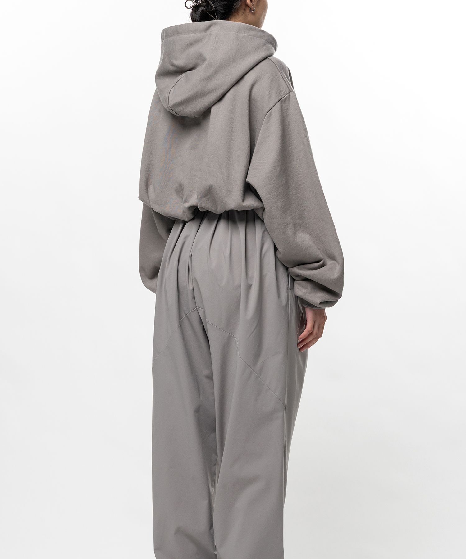 S.O.S Cotton Cropped Fleece Hoodie