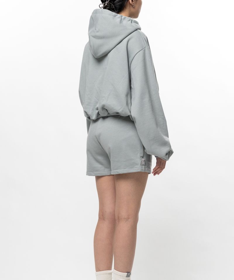 S.O.S Cotton Cropped Fleece Hoodie