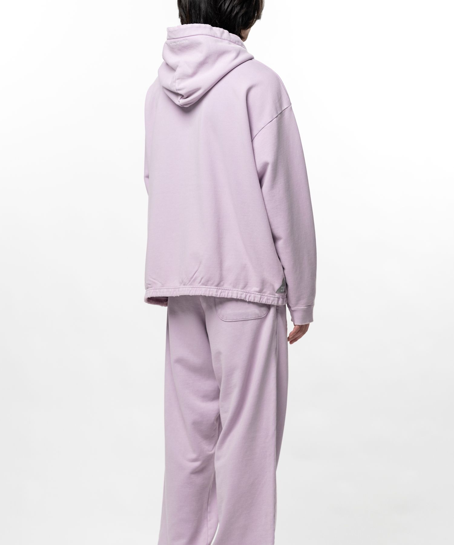 S.O.S Cotton Fleece Used Wash Zip-up Hoodie
