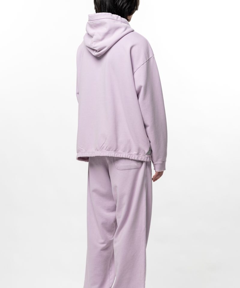 S.O.S Cotton Fleece Used Wash Zip-up Hoodie