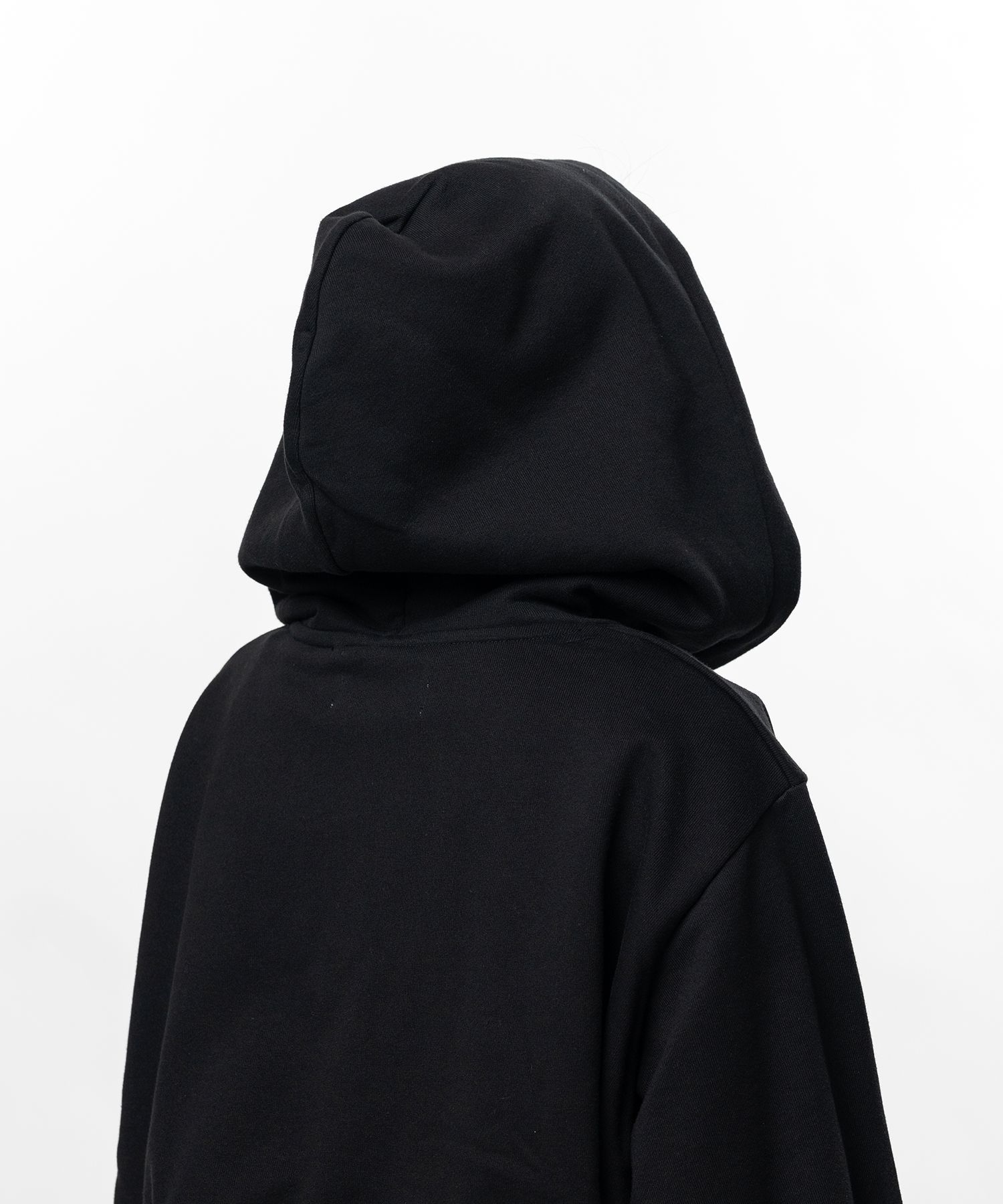 S.O.S Cotton Fleece Cropped Zip-up Hoodie