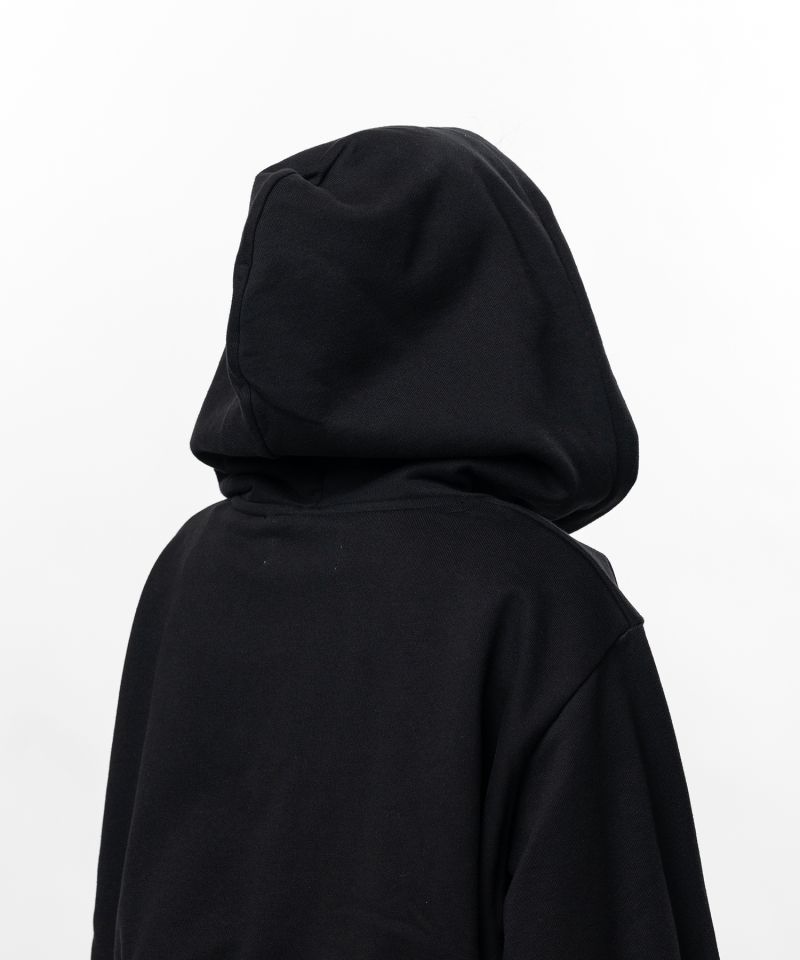 S.O.S Cotton Fleece Cropped Zip-up Hoodie