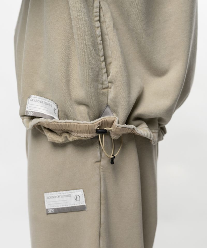 S.O.S Cotton Fleece Used Wash Half Snap Sweatshirt