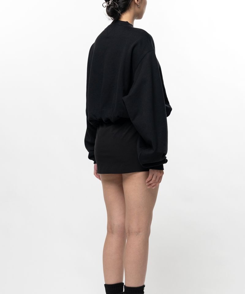 S.O.S Cotton Fleece Cropped Sweatshirt