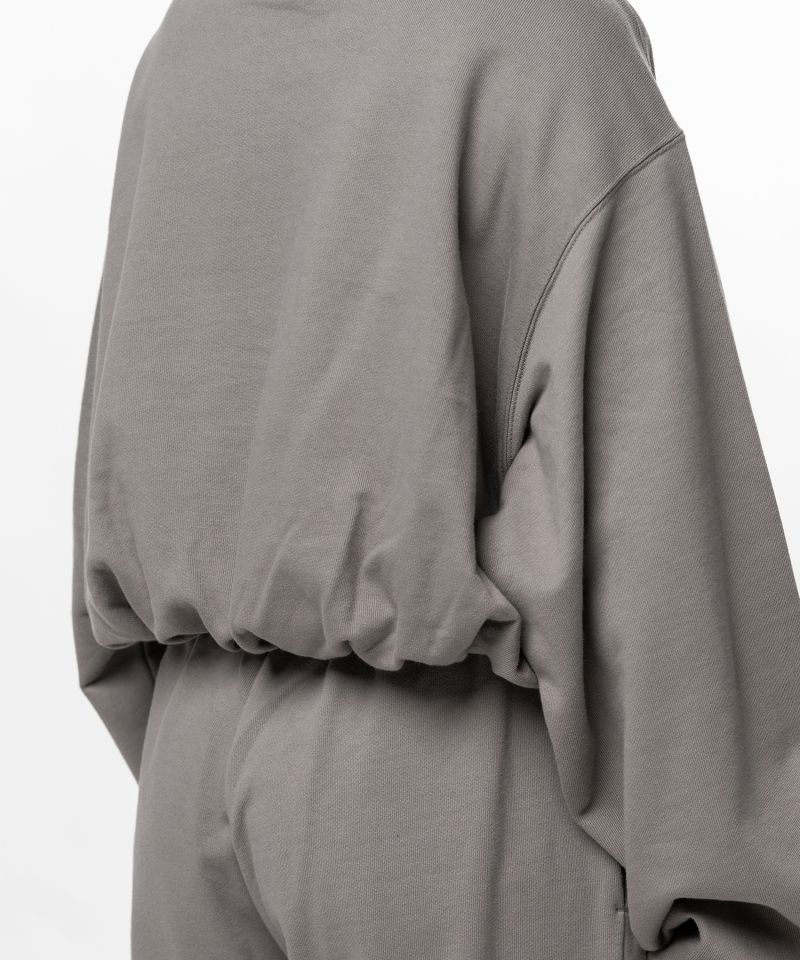 S.O.S Cotton Fleece Cropped Sweatshirt
