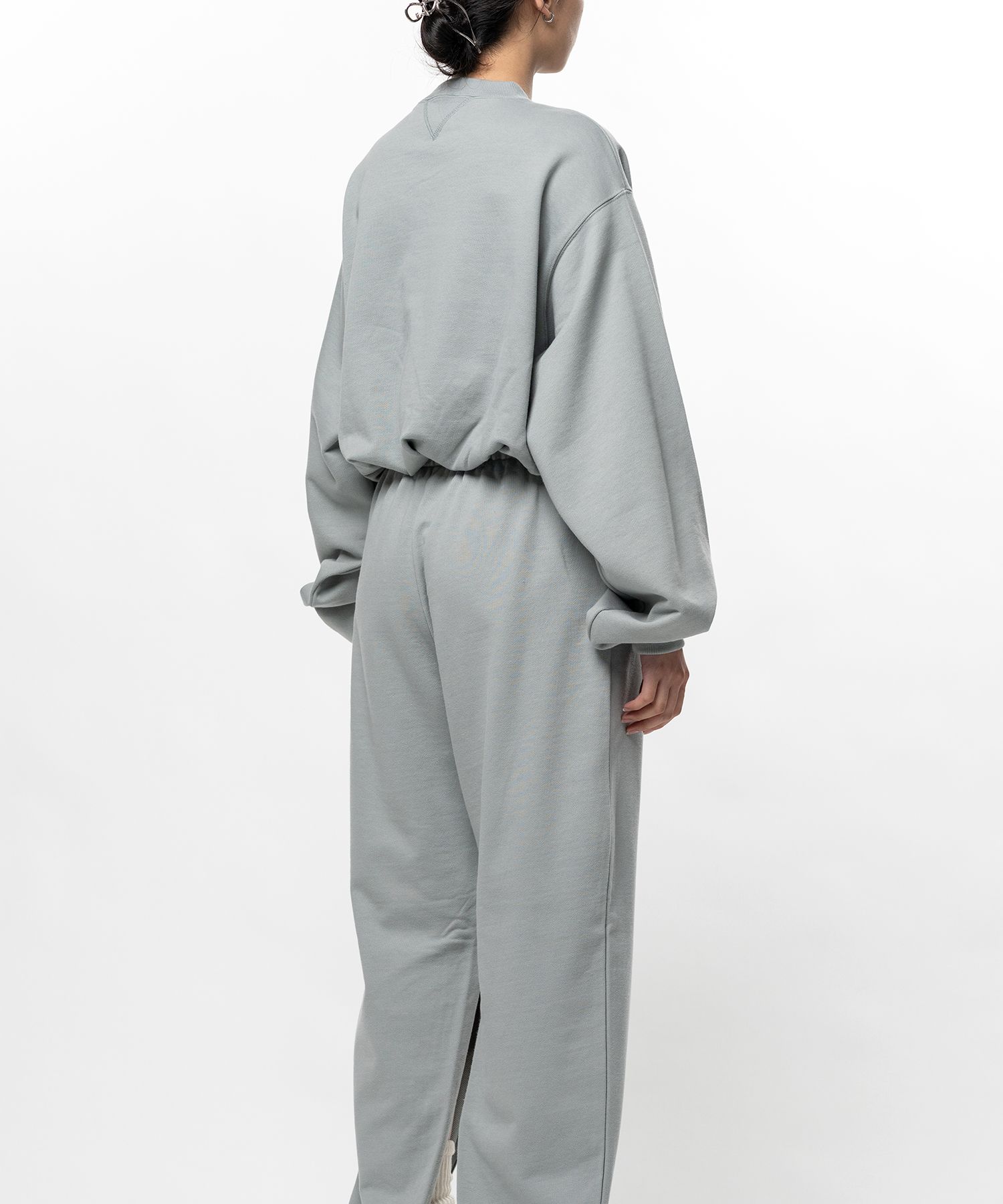 S.O.S Cotton Fleece Cropped Sweatshirt