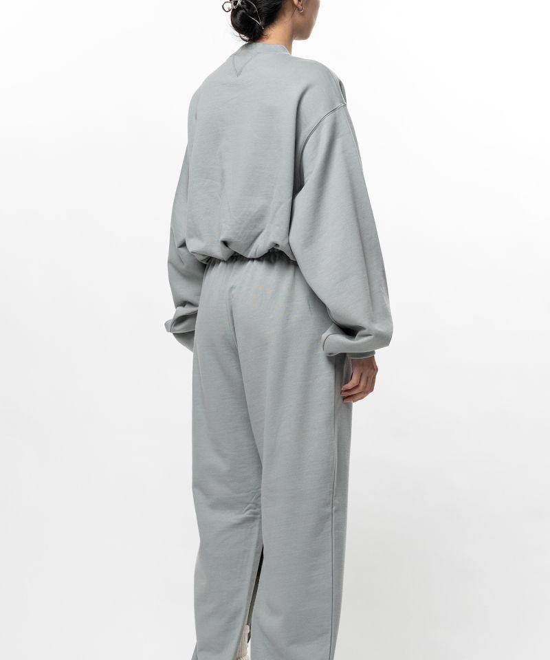 S.O.S Cotton Fleece Cropped Sweatshirt