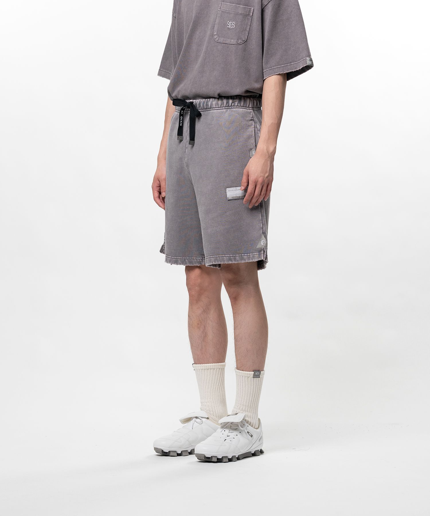 S.O.S Cotton Fleece Used Wash Shorts