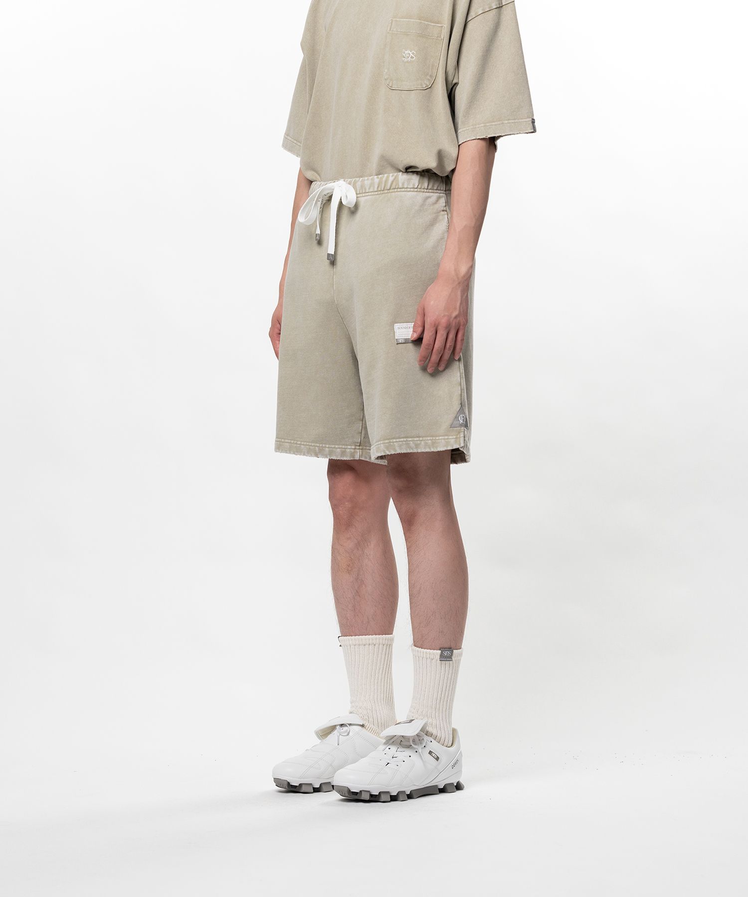 S.O.S Cotton Fleece Used Wash Shorts