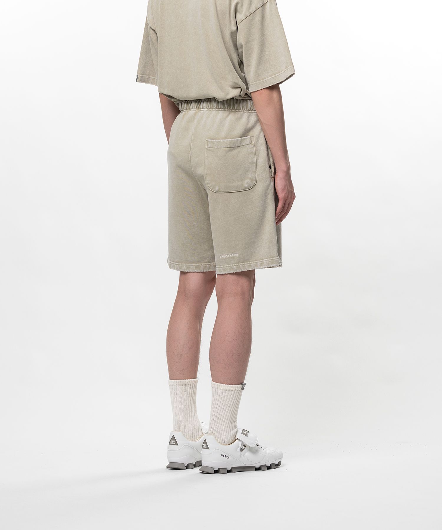 S.O.S Cotton Fleece Used Wash Shorts