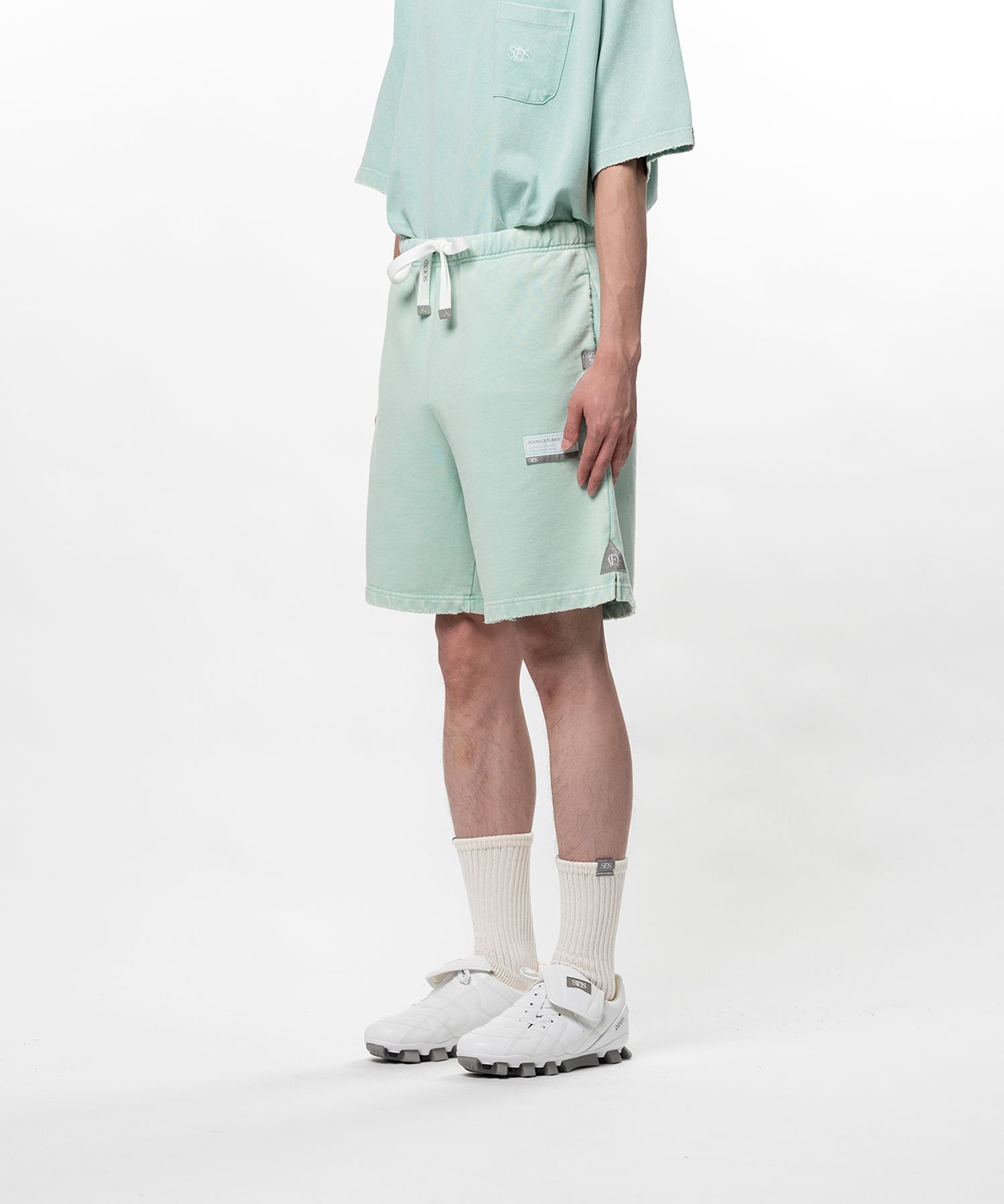 S.O.S Cotton Fleece Used Wash Shorts