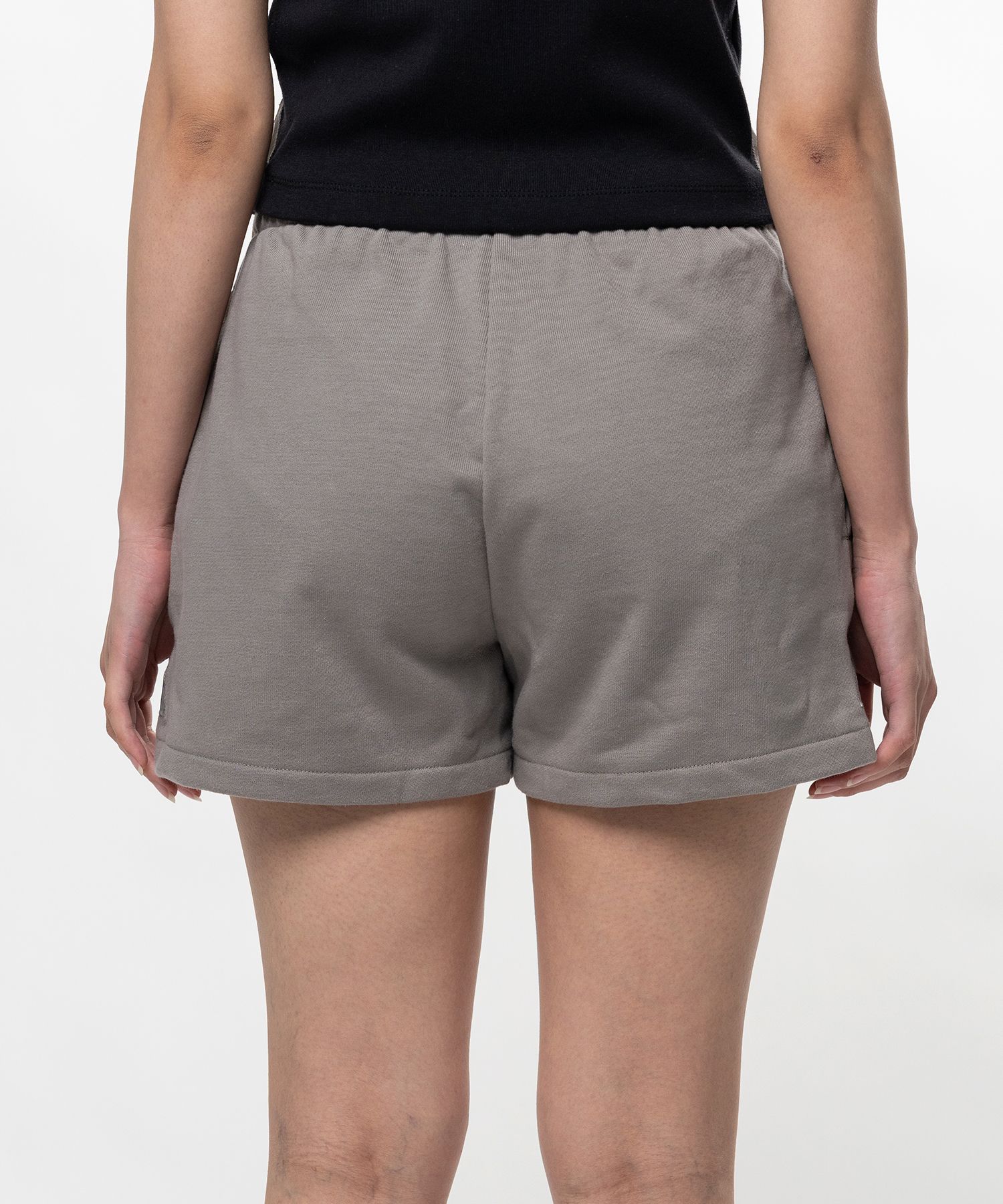 S.O.S Cotton Fleece Mini Shorts