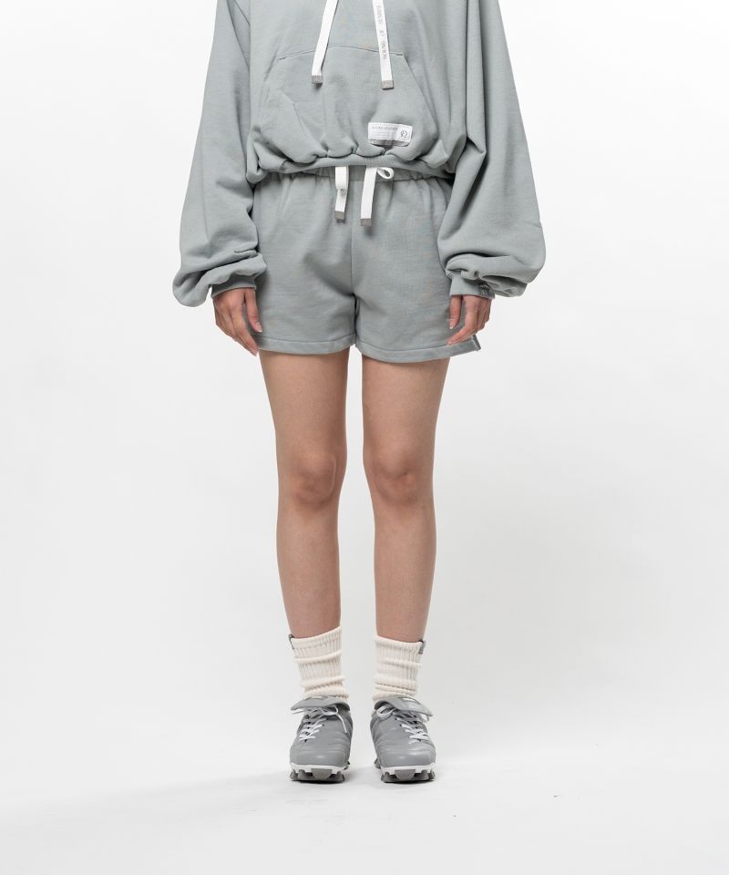 S.O.S Cotton Fleece Mini Shorts