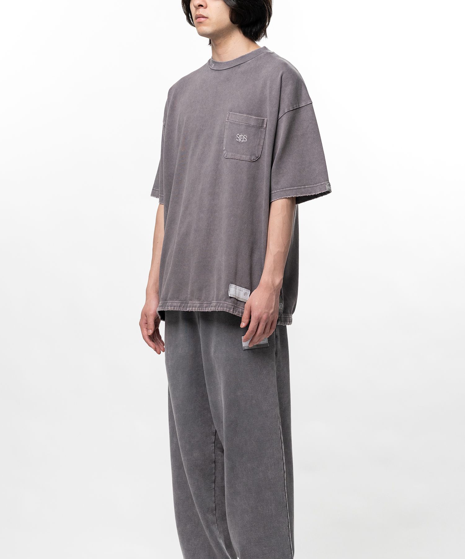 S.O.S Cotton Jersey Used Wash T-shirt