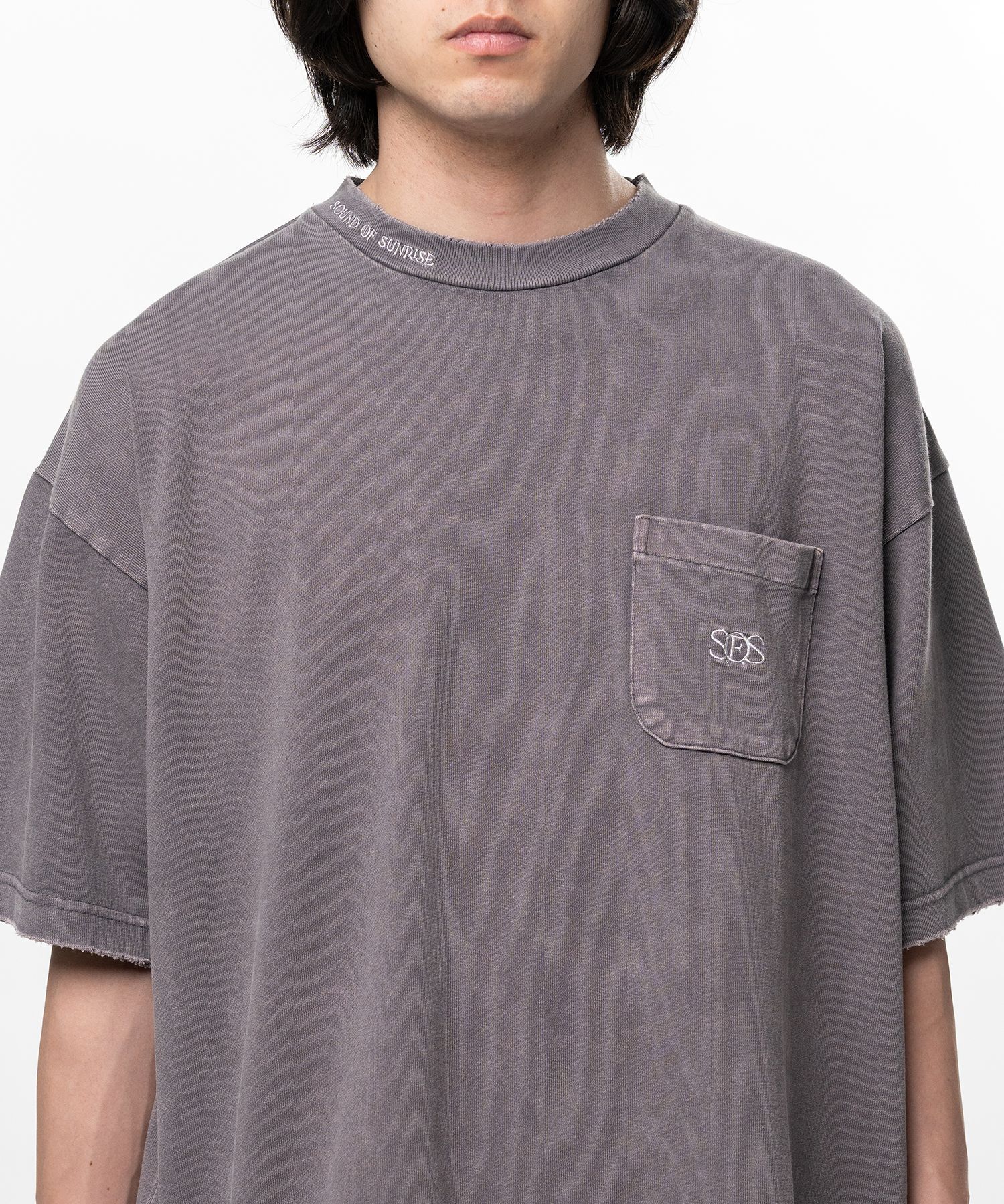 S.O.S Cotton Jersey Used Wash T-shirt