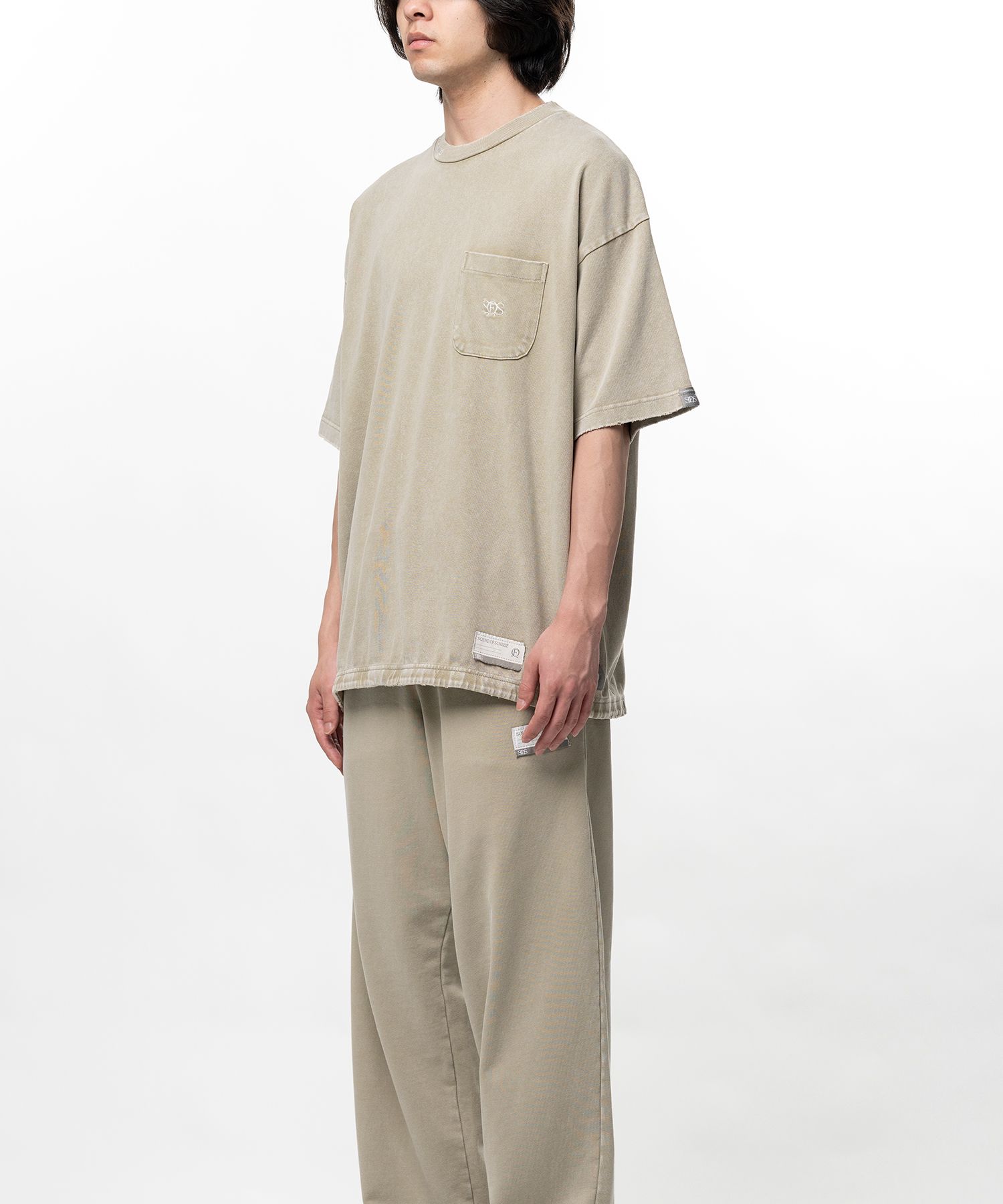 S.O.S Cotton Jersey Used Wash T-shirt