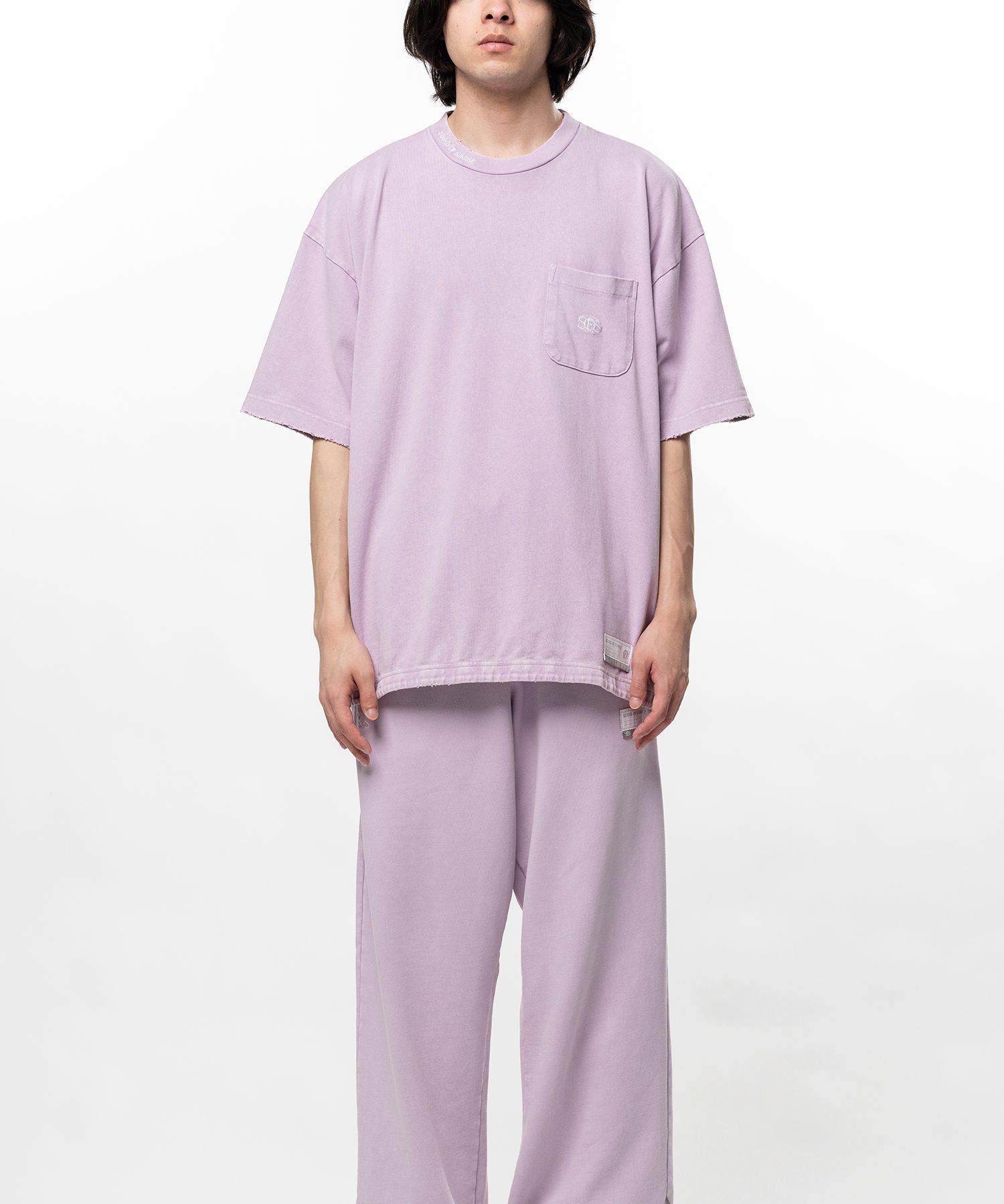 S.O.S Cotton Jersey Used Wash T-shirt