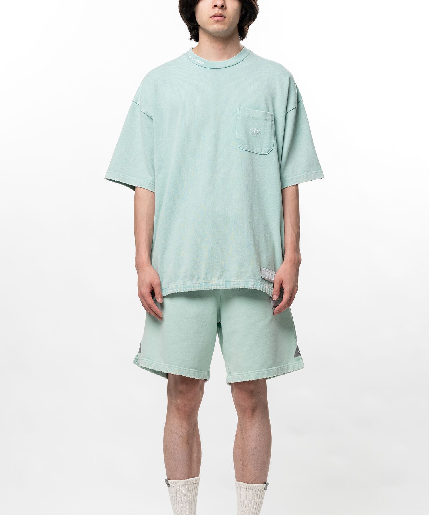 S.O.S Cotton Jersey Used Wash T-shirt