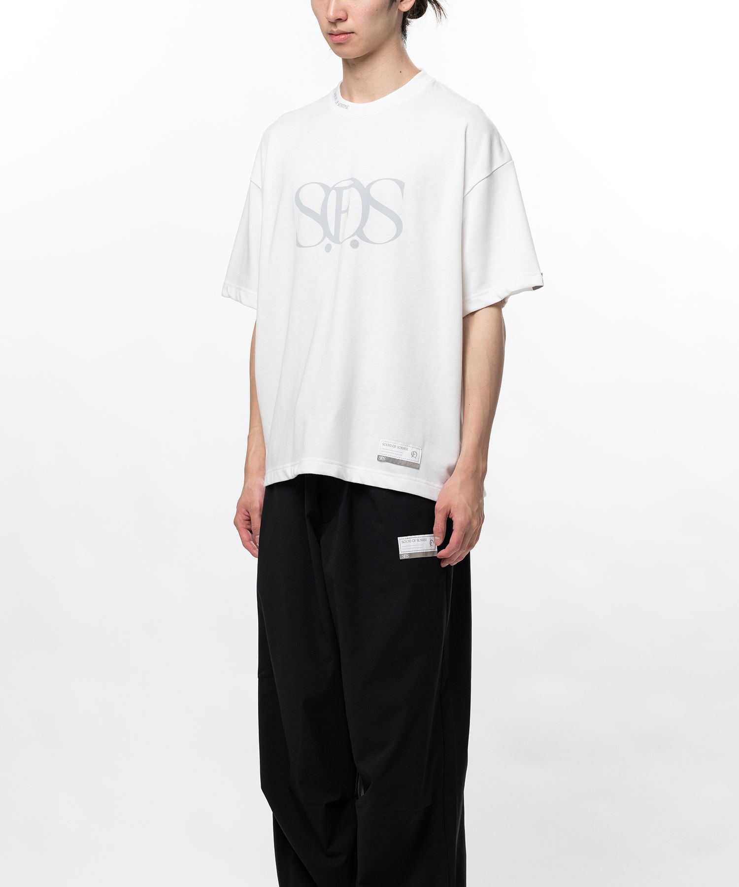 S.O.S Cotton Jersey Logo Printed T-shirt
