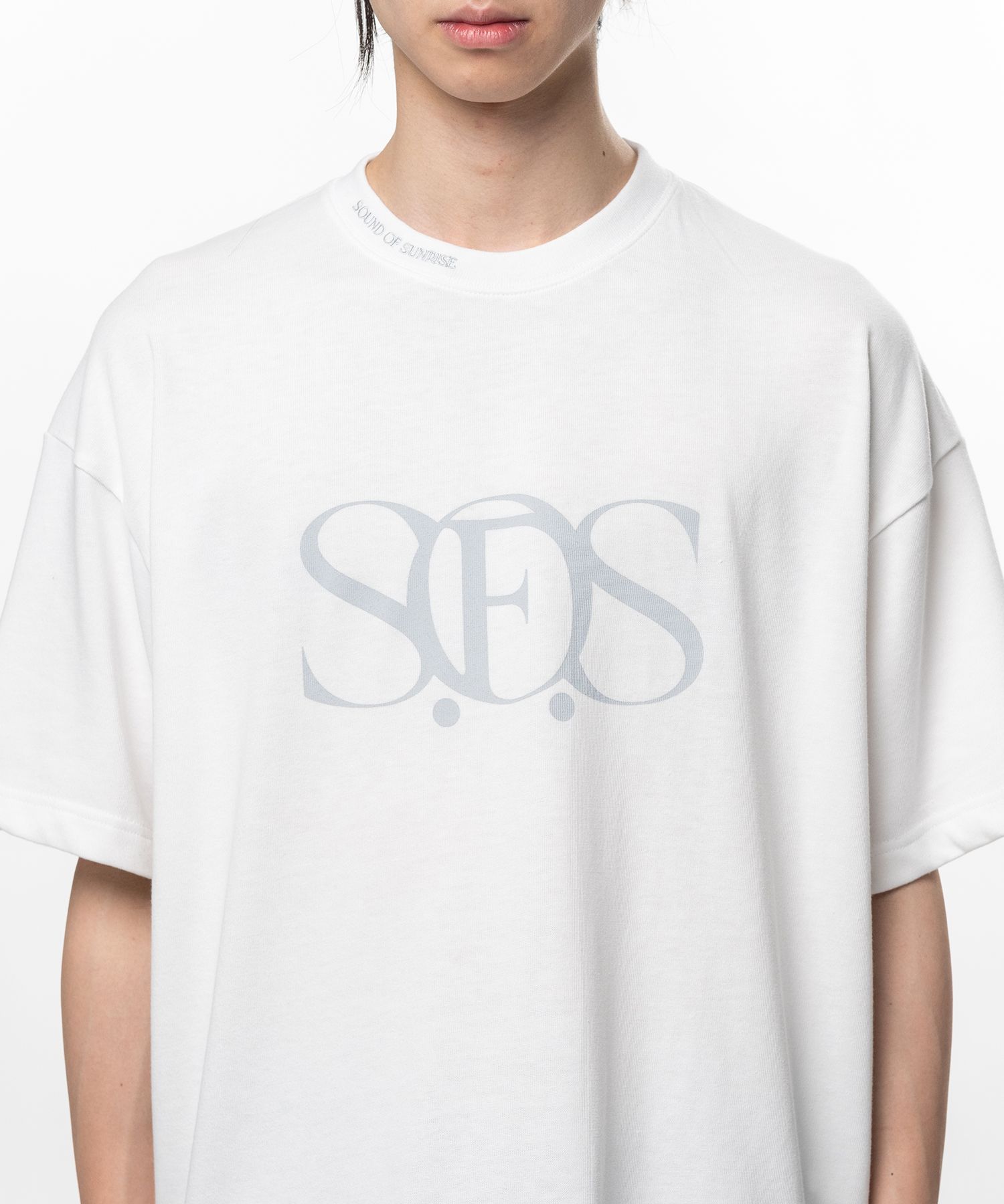 S.O.S Cotton Jersey Logo Printed T-shirt