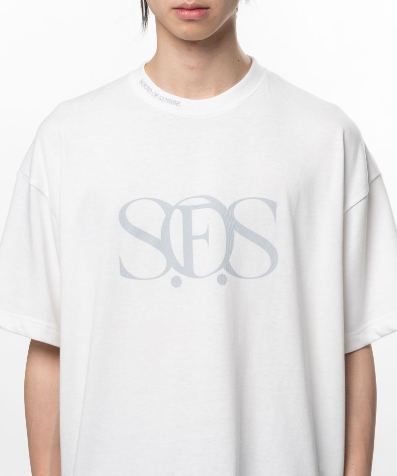 S.O.S Cotton Jersey Logo Printed T-shirt