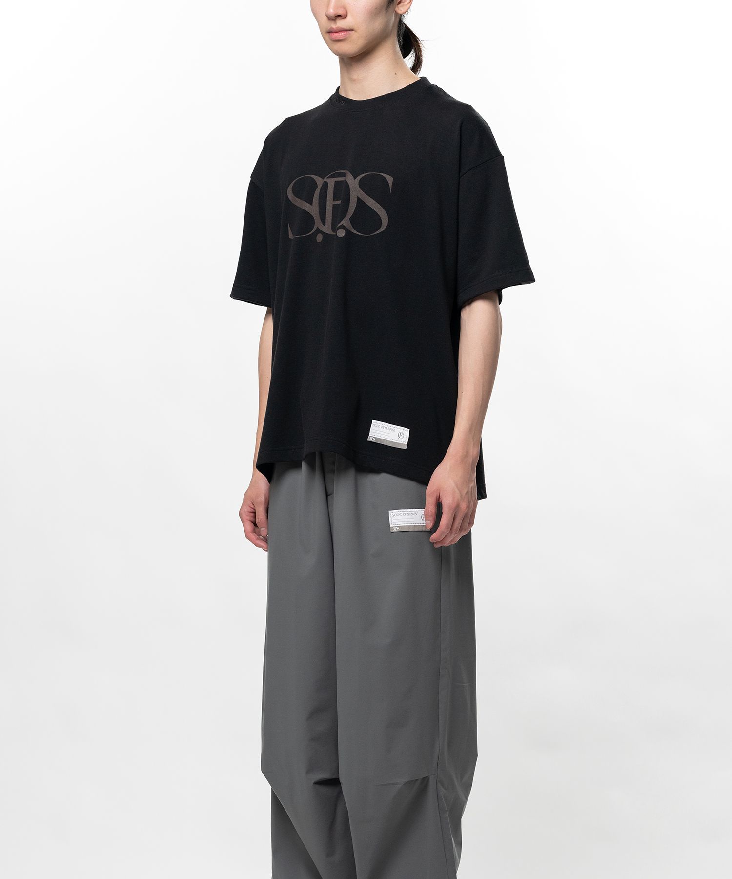 S.O.S Cotton Jersey Logo Printed T-shirt