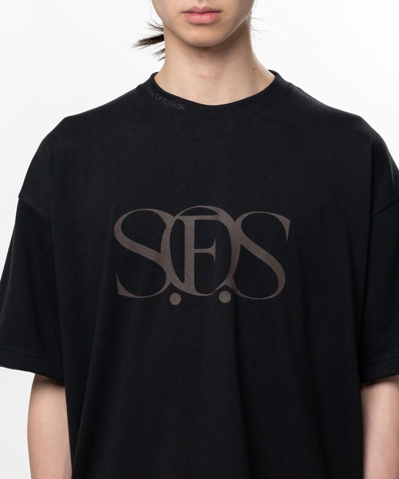 S.O.S Cotton Jersey Logo Printed T-shirt