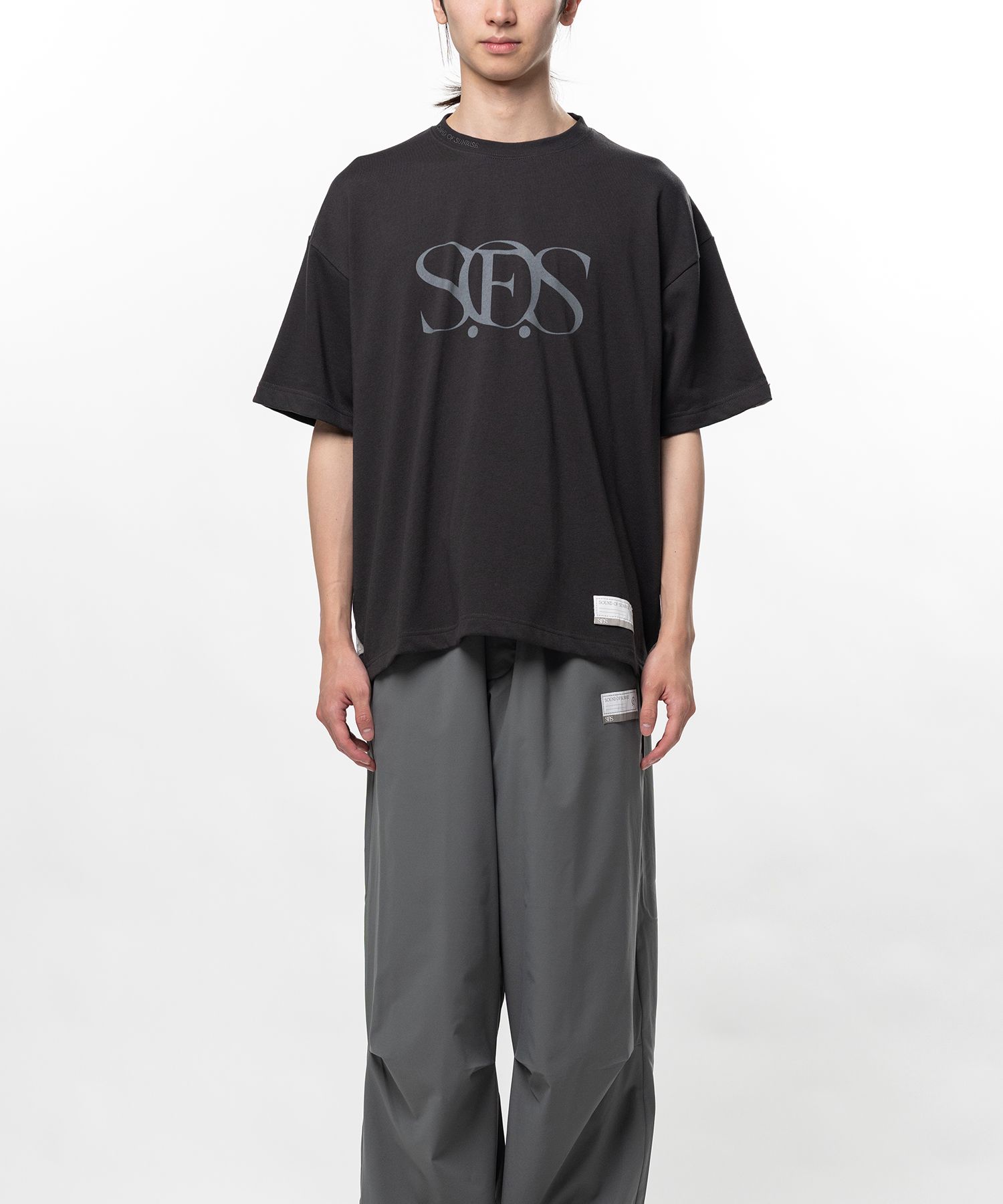 S.O.S Cotton Jersey Logo Printed T-shirt