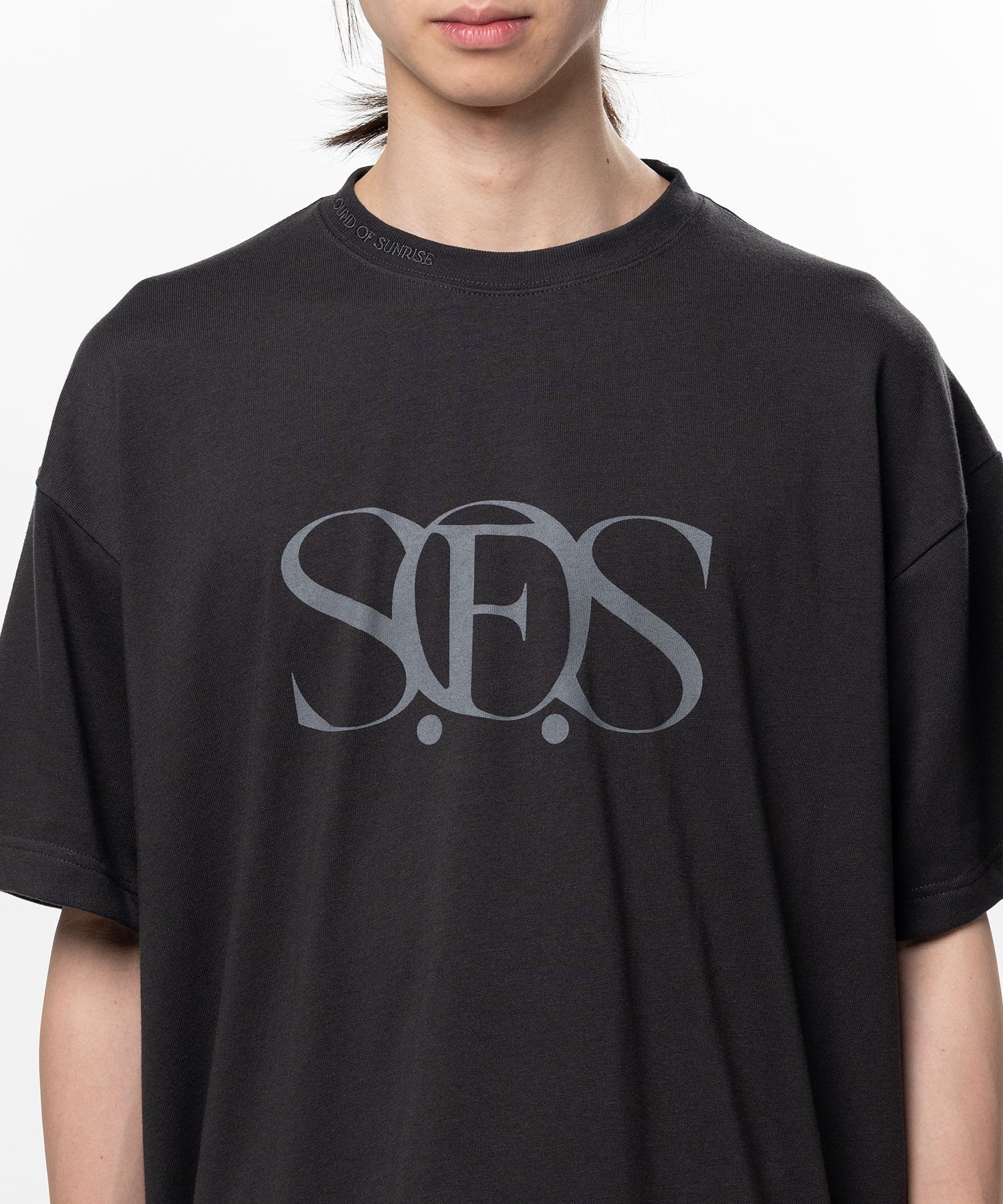 S.O.S Cotton Jersey Logo Printed T-shirt