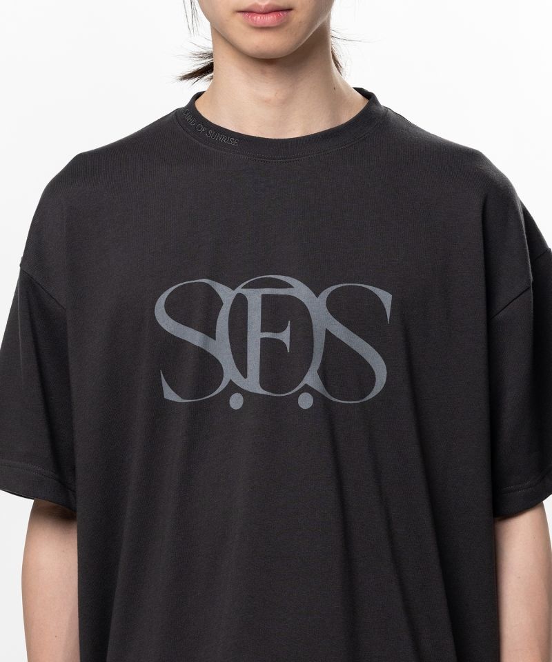S.O.S Cotton Jersey Logo Printed T-shirt