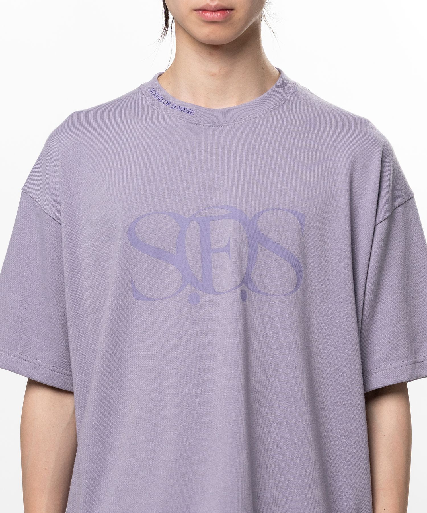 S.O.S Cotton Jersey Logo Printed T-shirt