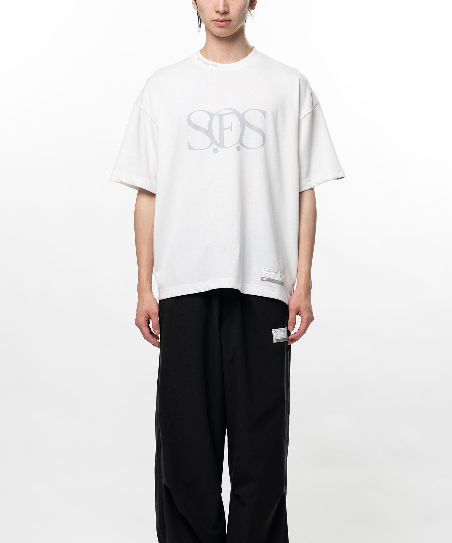S.O.S Cotton Jersey Logo Printed T-shirt