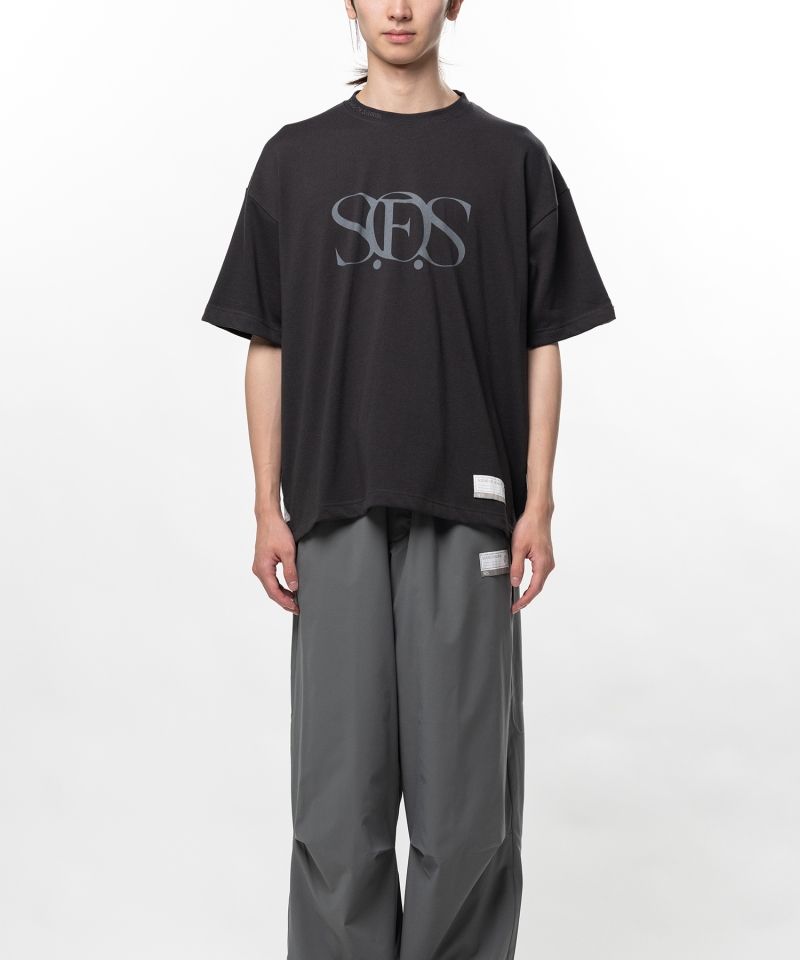 S.O.S Cotton Jersey Logo Printed T-shirt