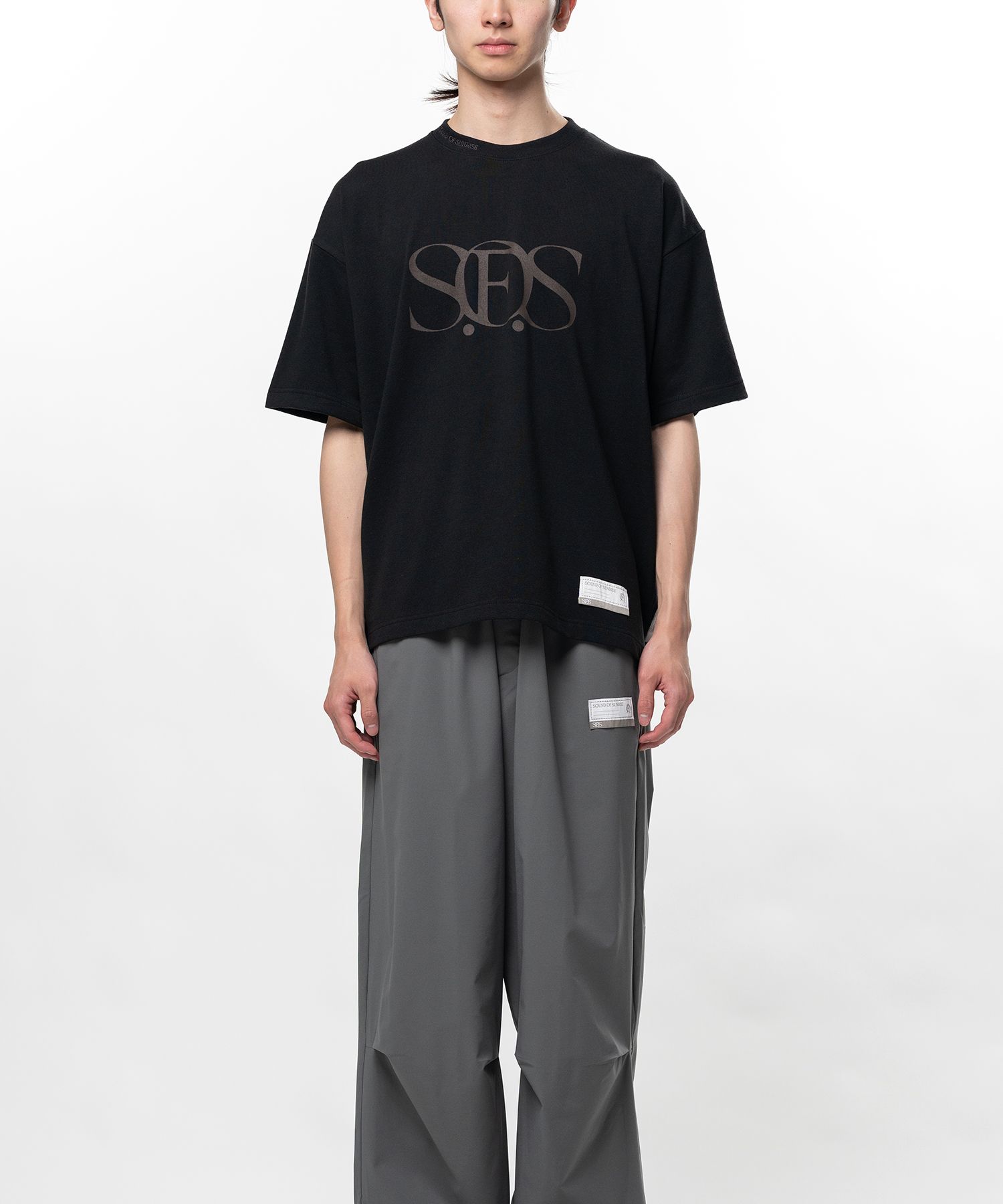 S.O.S Cotton Jersey Logo Printed T-shirt