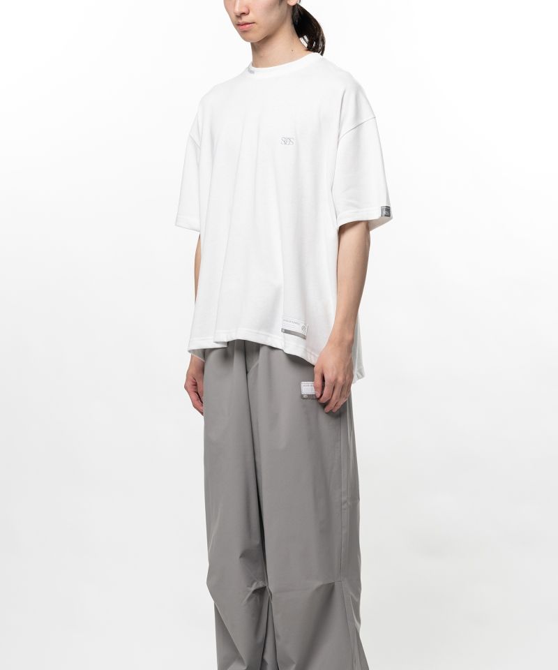 S.O.S Cotton Jersey Logo Embroiled T-shirt